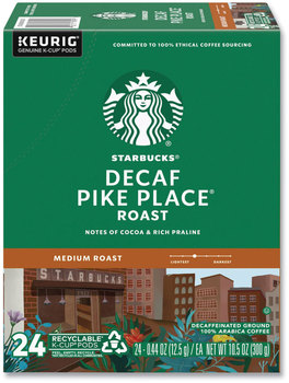 Starbucks® Pike Place Decaf Coffee K-Cups® Pack, 24/Box