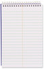 A Picture of product RED-AT12B Blueline® High-Capacity Steno Pad Medium/College Rule, Blue Cover, 180 White 6 x 9 Sheets