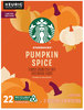 A Picture of product SBK-12412028 Starbucks® Pumpkin Spice Coffee K-Cups® 22/Box, 4 Boxes/Carton