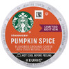 A Picture of product SBK-12412028 Starbucks® Pumpkin Spice Coffee K-Cups® 22/Box, 4 Boxes/Carton