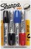 A Picture of product SAN-1799262 Sharpie® King Size™ Permanent Marker Broad Chisel Tip, Assorted Colors, 4/Set