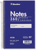 A Picture of product RED-AT35B Blueline® Steno Notes Notebook Gregg Rule, Blue/White Cover, (180) 9 x 6 Sheets