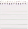 A Picture of product RED-AT8B Blueline® Reporters Note Pad Medium/College Rule, Blue Cover, 80 White 4 x 8 Sheets