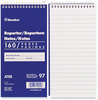 A Picture of product RED-AT8B Blueline® Reporters Note Pad Medium/College Rule, Blue Cover, 80 White 4 x 8 Sheets