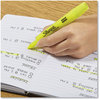 A Picture of product SAN-1809200 Sharpie® Tank Style Highlighters Fluorescent Yellow Ink, Chisel Tip, Barrel, 5/Pack