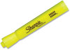A Picture of product SAN-1809200 Sharpie® Tank Style Highlighters Fluorescent Yellow Ink, Chisel Tip, Barrel, 5/Pack