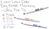 A Picture of product SAN-1884310 EXPO® Low-Odor Dry Erase Marker Starter Set Extra-Fine Bullet Tip, Assorted Colors, 5/Set