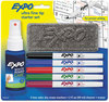 A Picture of product SAN-1884310 EXPO® Low-Odor Dry Erase Marker Starter Set Extra-Fine Bullet Tip, Assorted Colors, 5/Set