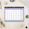 A Picture of product RED-CA181721 Brownline® Academic 13-Month Desk Pad Calendar 11 x 8.5, Black Binding, (July to July): 2023 2024