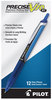 A Picture of product PIL-13453 Pilot® Precise® V10RT Retractable Roller Ball Pen Bold 1 mm, Blue Ink, Barrel, Dozen