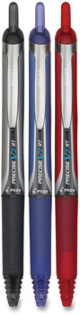 Pilot® Precise® V5RT Retractable Roller Ball Pen Extra-Fine 0.5 mm, Assorted Ink and Barrel Colors, 3/Pack