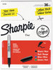 A Picture of product SAN-1921559 Sharpie® Fine Tip Permanent Marker Value Pack, Bullet Assorted Colors, 36/Pack