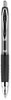 A Picture of product SAN-1960239 uniball® Signo 207™ Retractable Gel Pen Medium 0.7 mm, Black Ink, Clear/Black Barrel, 5/Pack