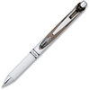 A Picture of product PEN-BL77WBPS3A Pentel® EnerGel® Pearl Retractable Liquid Gel Pen Medium 0.7 mm, Black Ink, White/Black Barrel, 3/Pack