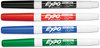 A Picture of product SAN-2003893 EXPO® Low-Odor Dry Erase Marker Office Pack Value Fine Bullet Tip, Assorted Colors, 36/Pack