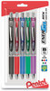 A Picture of product PEN-BL80BP5M Pentel® EnerGel® RTX Retractable Liquid Gel Pen Bold 1 mm, Assorted Ink and Barrel Colors, 5/Pack