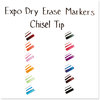 A Picture of product SAN-2003995 EXPO® Low-Odor Dry Erase Marker Office Pack Value Broad Chisel Tip, Assorted Colors, 192/Pack