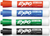 A Picture of product SAN-2003995 EXPO® Low-Odor Dry Erase Marker Office Pack Value Broad Chisel Tip, Assorted Colors, 192/Pack