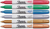 A Picture of product SAN-2029678 Sharpie® Metallic Fine Point Permanent Markers Bullet Tip, Blue-Green-Red, 6/Pack