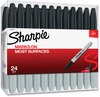 A Picture of product SAN-2042918 Sharpie® Fine Tip Permanent Marker Bullet Black, 24/Pack