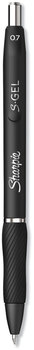 Sharpie® S-Gel™ High-Performance Pen Gel Retractable, Medium 0.7 mm, Black Ink, Barrel, Dozen