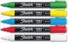 A Picture of product SAN-2103011 Sharpie® Wet-Erase Chalk Marker Medium Bullet Tip, Assorted Colors, 5/Pack