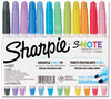 A Picture of product SAN-2117329 Sharpie® S-Note Creative Markers Assorted Ink Colors, Chisel Tip, Barrel 12/Pack