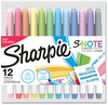 A Picture of product SAN-2117329 Sharpie® S-Note Creative Markers Assorted Ink Colors, Chisel Tip, Barrel 12/Pack