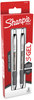 A Picture of product SAN-2134918 Sharpie® S-Gel™ Premium Metal Barrel Pen Gel Retractable, Medium 0.7 mm, Black Ink, 2/Pack