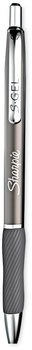 Sharpie® S-Gel™ Premium Metal Barrel Pen Gel Retractable, Medium 0.7 mm, Black Ink, 2/Pack