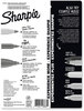 A Picture of product SAN-2135318 Sharpie® Mixed Point Size Permanent Markers Assorted Tip Sizes/Types, Black, 6/Pack