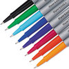 A Picture of product PAP-1927694 Paper Mate® Ultra Fine Flair® Felt Tip Marker Pen Porous Point Stick, Extra-Fine 0.4 mm, Assorted Ink and Barrel Colors, 8/Pack