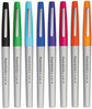 A Picture of product PAP-1927694 Paper Mate® Ultra Fine Flair® Felt Tip Marker Pen Porous Point Stick, Extra-Fine 0.4 mm, Assorted Ink and Barrel Colors, 8/Pack