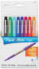 A Picture of product PAP-1927694 Paper Mate® Ultra Fine Flair® Felt Tip Marker Pen Porous Point Stick, Extra-Fine 0.4 mm, Assorted Ink and Barrel Colors, 8/Pack