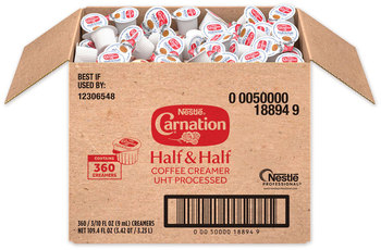 Carnation® Half and Half Liquid Creamer Cups. 0.304 oz. 360/carton.