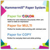 A Picture of product HAM-102137 Hammermill® Colors Print Paper 20 lb Bond Weight, 11 x 17, Blue, 500/Ream