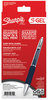 A Picture of product SAN-2153654 Sharpie® S-Gel™ Premium Metal Barrel Pen Gel Retractable, Medium 0.7 mm, Black Ink, Blue 4/Pack