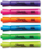 A Picture of product SAN-2157492 Sharpie® Tank Style Highlighters Assorted Ink Colors, Chisel Tip, Barrel 12/Pack