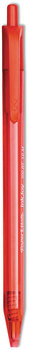 Paper Mate® InkJoy™ 100 RT Retractable Ballpoint Pen Medium 1 mm, Red Ink, Translucent Barrel, Dozen