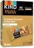 A Picture of product KND-27960 KIND Minis Caramel Almond Nuts/Sea Salt, 0.7 oz, 10/Pack