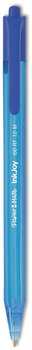 Paper Mate® InkJoy™ 100 RT Retractable Ballpoint Pen Medium 1 mm, Blue Ink, Translucent Barrel, Dozen