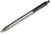 A Picture of product PAP-1951254 Paper Mate® InkJoy™ 100 RT Retractable Ballpoint Pen Medium 1 mm, Black Ink, Smoke/Black Barrel, Dozen