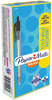 A Picture of product PAP-1951254 Paper Mate® InkJoy™ 100 RT Retractable Ballpoint Pen Medium 1 mm, Black Ink, Smoke/Black Barrel, Dozen