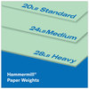 A Picture of product HAM-103366 Hammermill® Colors Print Paper 20 lb Bond Weight, 8.5 x 11, Green, 500/Ream