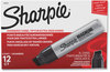 A Picture of product SAN-44001A Sharpie® Magnum Permanent Marker 44001 Broad Chisel Tip, Black, Dozen