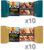 A Picture of product KND-27964 KIND Minis Dark Chocolate Nuts and Sea Salt/Caramel Almond Salt, 0.7 oz, 20/Pack