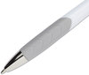 A Picture of product PAP-1951347 Paper Mate® InkJoy™ 700 RT Retractable Ballpoint Pen Medium 1 mm, Black Ink, White/Gray Barrel, Dozen