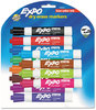 A Picture of product SAN-80699 EXPO® Low-Odor Dry-Erase Marker Broad Chisel Tip, Assorted Colors, 12/Set