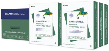Hammermill® Premium Color Copy Cover 100 Bright, lb Weight, 8.5 x 11, 250 Sheets/Pack, 6 Packs/Carton
