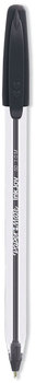 Paper Mate® InkJoy™ 50ST Ballpoint Pens Pen, Stick, Medium 1 mm, Black Ink, Clear Barrel, Dozen